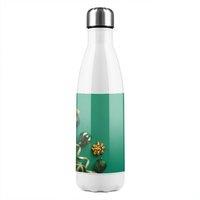 Benjamin Tate Design Christmas Greetings Dining Stainless Steel Bottle in Natural