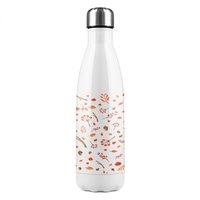 Benjamin Tate Design Acorns & Leaves Stainless Steel Bottle in Natural