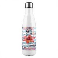 Benjamin Tate Design Bouquet Of Watercolor Tiger Lilies Stainless Steel Bottle in Natural