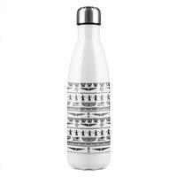 Benjamin Tate Design Tribal Egyptian Art Stainless Steel Bottle in Natural