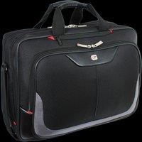 Gino Ferrari Men's Enza 16 Laptop Briefcase Tablet iPad Case Organiser Messenger Bag in Black
