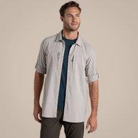 Craghoppers Men's Nosilife Pro' Long Sleeve Shirt in Cream | Size: Large