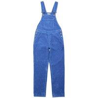 Adult Blue Chunky Cord Dungarees S (UK 8/10)