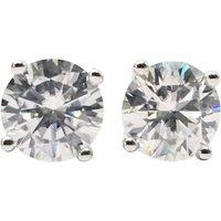 Harfi Women's Diamond Moissanite Crystal Sterling Silver Earrings