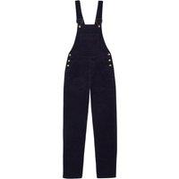Dotty Dungarees Women's Adult Navy Chunky Cord Dungarees S (UK 8/10) | Size: Small