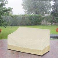OUTSUNNY Furniture Rain Cover 3 Seater Garden Rattan Chair Bench Waterproof in Beige