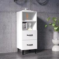 Berkfield Home Sideboard White 34.5x34x90 cm Engineered Wood