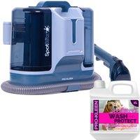 ProKleen Spot Cleaner Carpet Washer 1.8L Tank 650W & 1L Lavender Carpet Shampoo in Grey