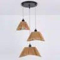 Garwarm 3 - Light Cluster Cone Pendant in Bronze
