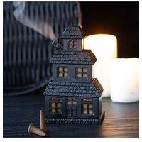 KDMD Black Haunted House Incense Cone Holder
