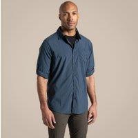 Craghoppers Men's Nosilife Nouro' Long Sleeve Shirt in Navy | Size: Large