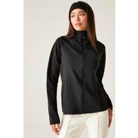 Dare 2b Women's Sleek Full Zip Stretch Insulating Midlayer in Jet Black | Size: 12