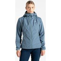 Dare 2b Women's Torrek Breathe Easy Hooded Waterproof Jacket in Mid Blue | Size: 16
