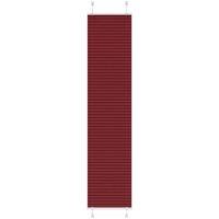 Berkfield Home Pleated Blind Bordeaux Red 45x200 cm Fabric Width 44.4 cm Polyester