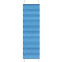 Berkfield Home Pleated Blind Blue 55x200 cm Fabric Width 54.4 cm Polyester