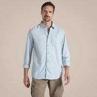 Craghoppers Men's Nosilife Nouro' Long Sleeve Shirt in Blue | Size: Large