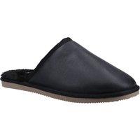 Hush Puppies Men's 'Coady' Leather Slipper in Black | Size: 12