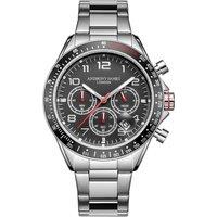 Anthony James Men's Hand Assembled Tachymeter Chrono Steel Black Watch