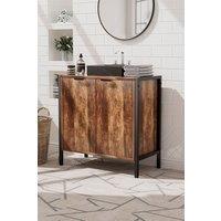 Double Door U-Shaped Bathroom Under Sink Cabinet