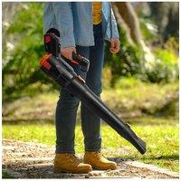 21V Cordless Handheld Leaf Blower with Battery and Charger