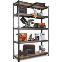 VonHaus 5 Tier Garage Shelving Unit in Grey
