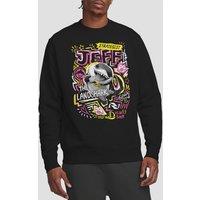 Marvel Rivals Jeff The Landshark Marker Pen Trend Sweatshirt, Black | Size: 2XL