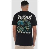 Marvel Rivals Vanguard Trend (Back Print) T-Shirt, Black | Size: Small