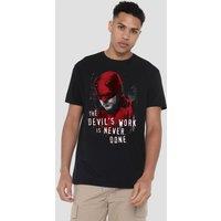 Marvel Daredevil Born Again The Devil'S Work Is Never Done T-Shirt, Black | Size: 4XL
