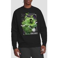Marvel Rivals Bruce Banner Hulk Smash Sweatshirt, Black | Size: Medium