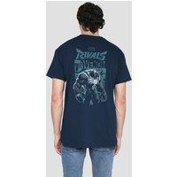 Marvel Rivals Vanguard Symbiote Venom Trend (Back Print) T-Shirt, Navy | Size: Medium