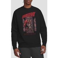 Marvel Daredevil Born Again The Punisher Graffiti Sweatshirt, Black | Size: XL