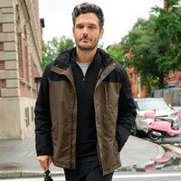 Lands' End Men's Squall Hooded Jacket in Brown | Size: Medium