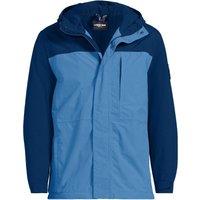 Lands' End Men's Squall Hooded Jacket in Blue | Size: Small