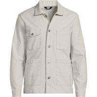 Lands' End Men's Canvas Chore Jacket in Light Stone | Size: Large