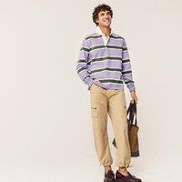 Lands' End Men's Ripstop Cargo Trousers in Tan | Size: 30R