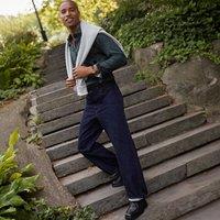 Stretch Denim Jeans, Relaxed Fit
