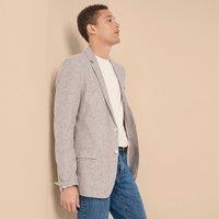 Lands' End Men's Linen Blend Tailored Blazer in Brown | Size: 42R