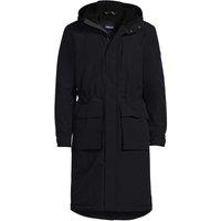 Lands' End Men's Squall Stadium Coat in Black | Size: Large