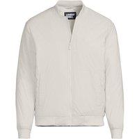 Lands' End Men's Lightweight Insulated Bomber Jacket in Light Stone | Size: Large