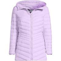 Lands' End Women's Petite Wanderweight Down Ultralight Packable Jacket with Hood in Lilac | Size: 8