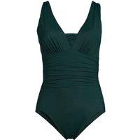 Long Grecian V-neck Slender Swimsuit
