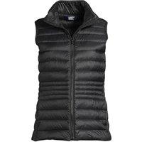 Lands' End Women's Petite Wanderweight Down Ultralight Packable Gilet in Black | Size: 16-18