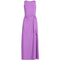 Lands' End Women's Sleeveless Jersey Tie Waist Maxi Dress in Purple | Size: 14-16