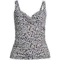 Plus V-Neck Wrap Tankini Top