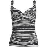 Plus V-Neck Wrap Tankini Top