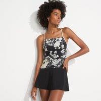 Reversible Tie-back Tankini Top