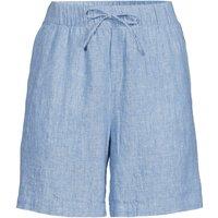 Lands' End Women's Pull On Linen Shorts in Blue | Size: 20