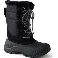 Lands' End Women's Expedition Snow Boot in Black | Size: 4