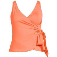Side Tie Wrap Tankini Top