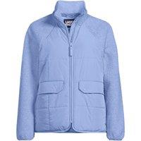 Lands' End Women's Sherpa & Quilt Jacket in Baby Blue | Size: 24-26